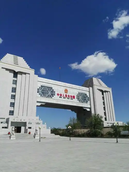 满洲里国门景区