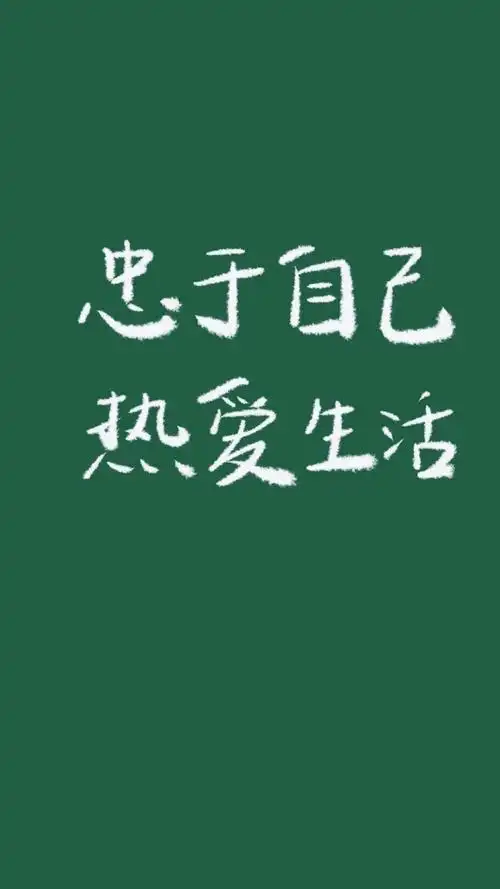 正能量简约个性带字语录