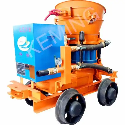 采矿便宜价格防爆电机干式喷浆机价格