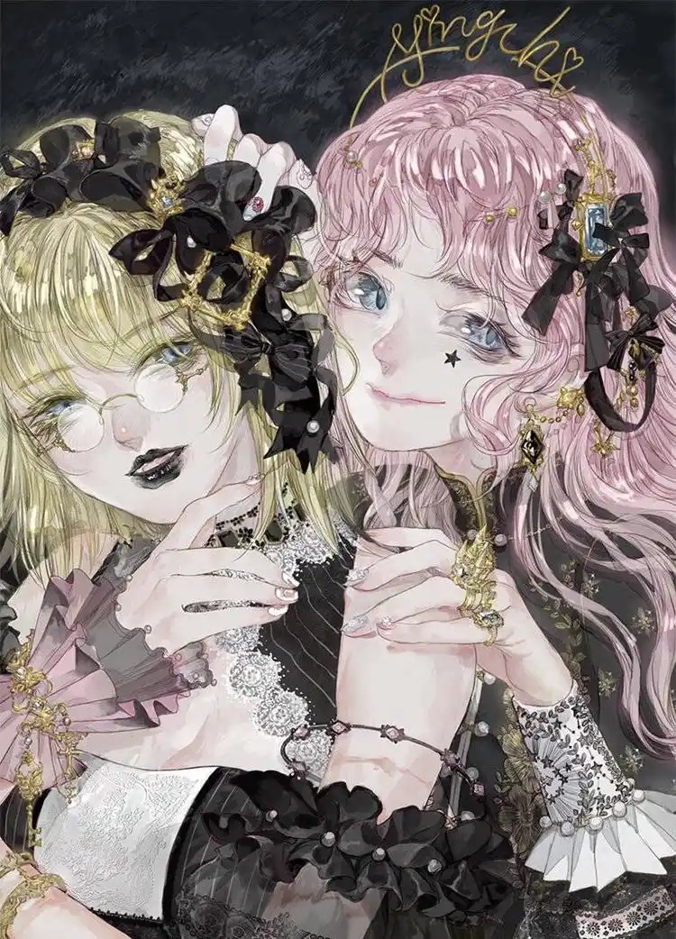 人物绘画,画风独特的卡通人物插画,细节超好看