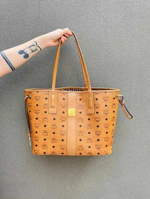 mcm双面托特包