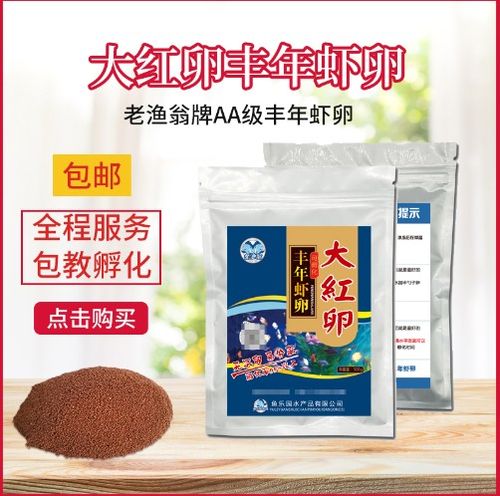 丰年虾卵95%大红卵虾卵当年新卵老渔翁可孵化卵小鱼开口活体饲料