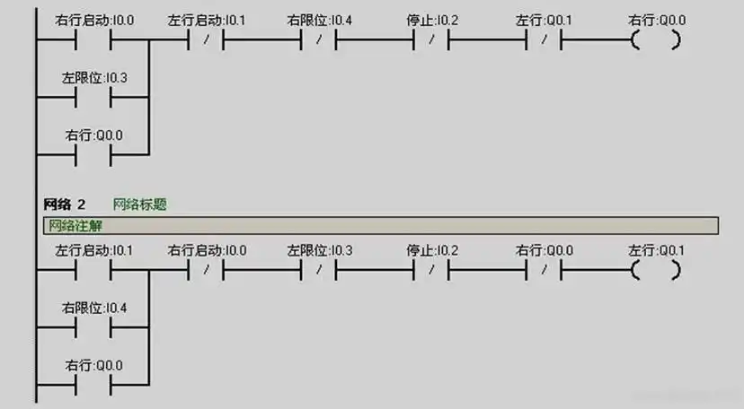 西门子plc控制电动机正反转的编程