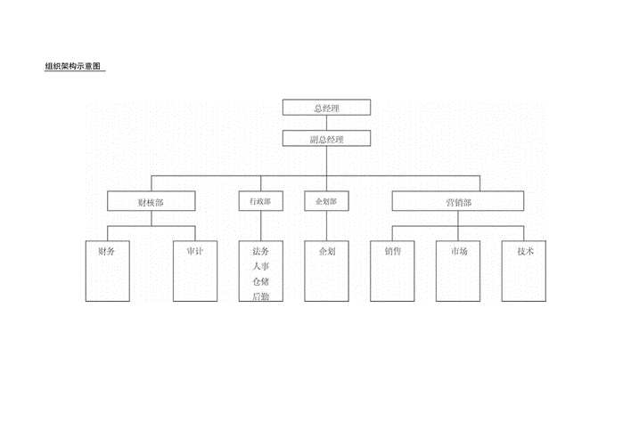销售公司组织架构doc6页