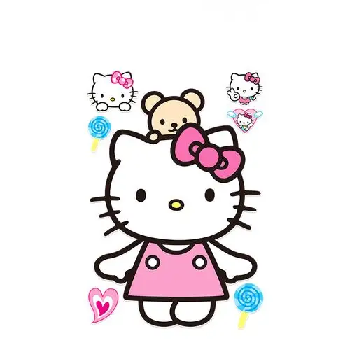 可爱hellokitty行李箱贴纸拉杆箱旅行箱卡通贴画女大笔记本个性小贴纸