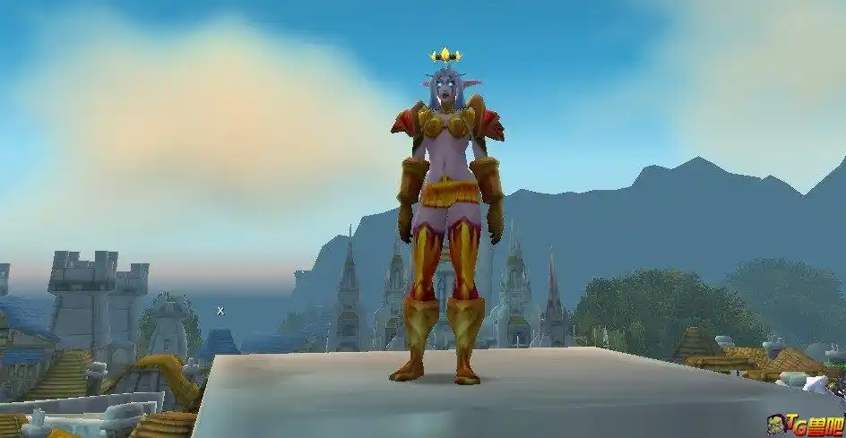 魔兽世界 装备幻化 板甲  裤子:炽亮光芒腿铠/征服者的腿铠(征服者不