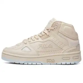 斐乐fila斐乐teratach耐磨防滑高帮复古篮球鞋女款奶白39