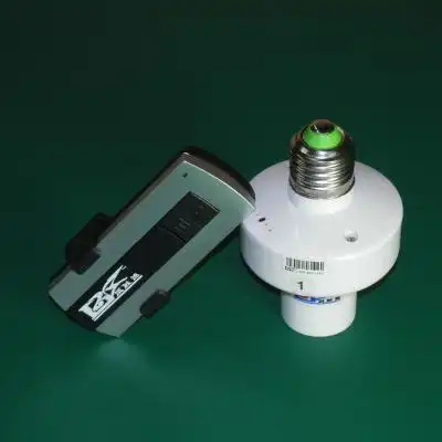 佰胜德无线遥控灯头 220v灯具遥控开关单路电灯遥控器螺口型穿墙