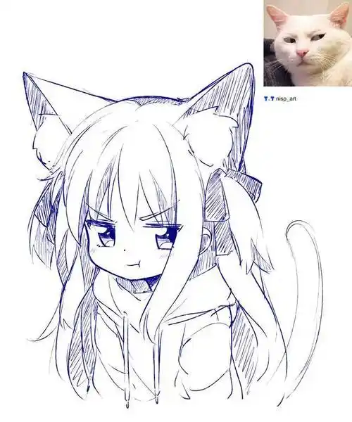 当猫咪变身美少女,网友怒吼:要是猫咪都长这样,我还要啥女友_猫娘