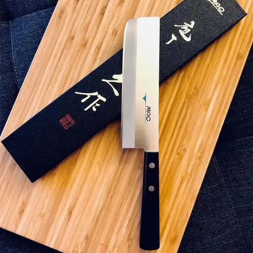 真久厨师专用薄刃切片日本原装进口中式小菜菜刀菜刀