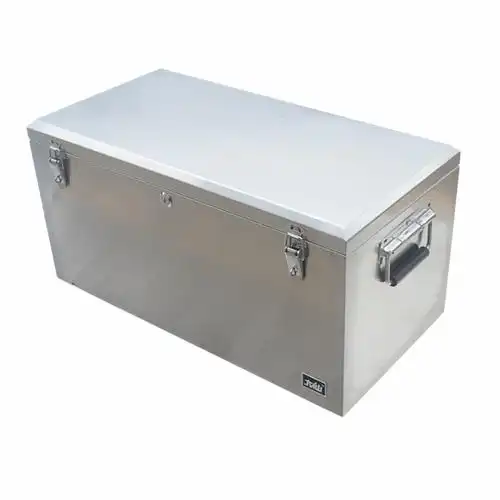 大仙不锈钢工具箱大号304防水运钞收纳转运渔具201箱子定制包邮