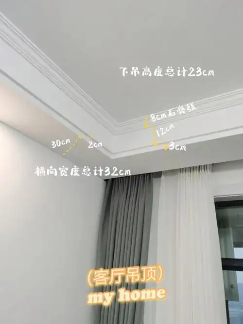 被问爆的客餐厅吊顶附图纸啦