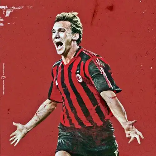 ac米兰舍甫琴科纪念品相框舍瓦复古球迷用品海报球迷用品