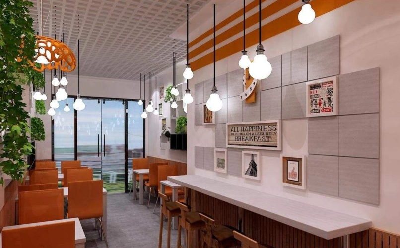 小店快装告诉你餐饮小吃店这样装修生意排成几条街