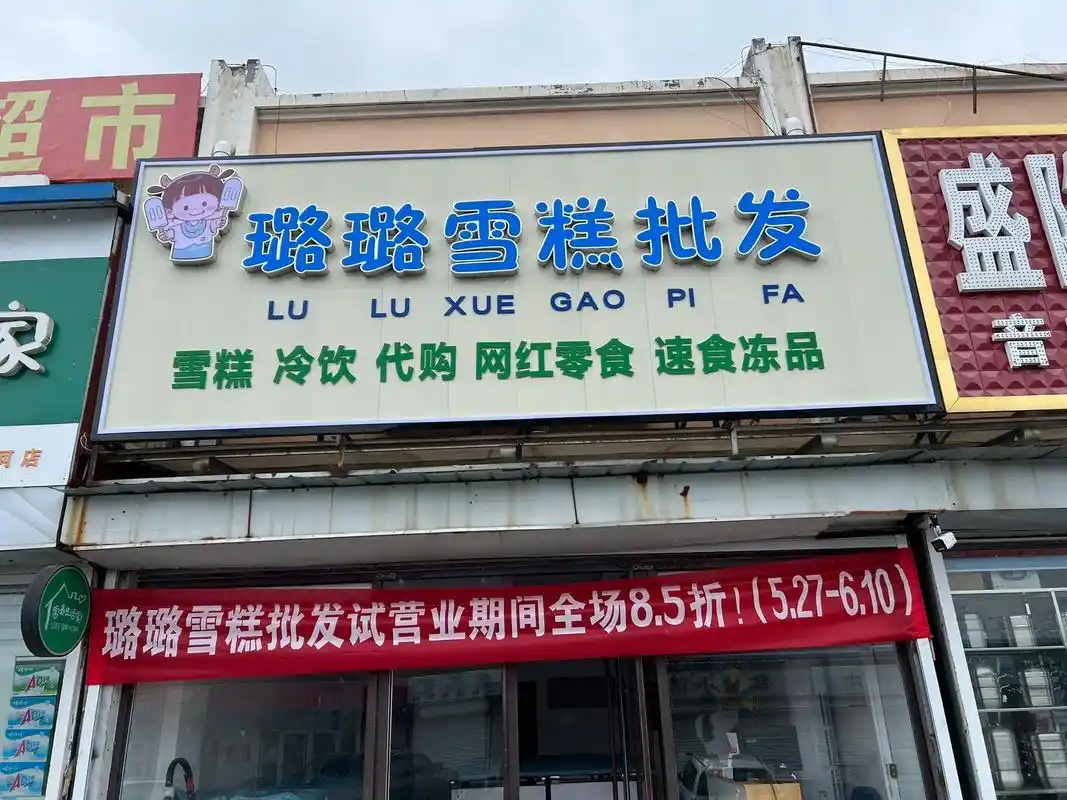 璐璐雪糕批发正式营业90.