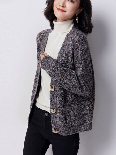 大毛衣外套女粗毛线