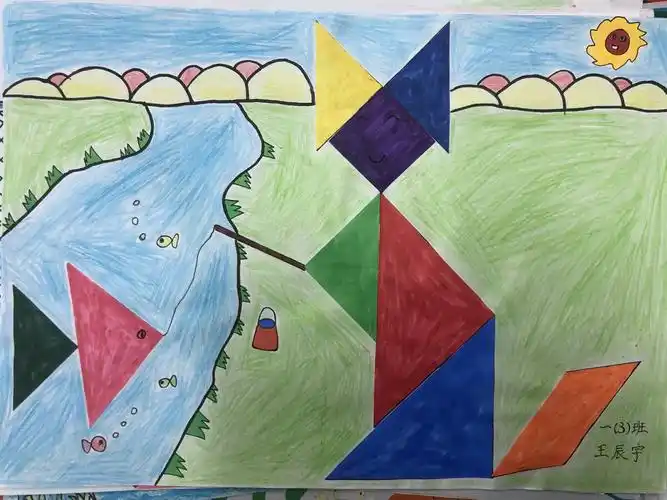 七巧板绘画可以这么玩一个个故事跃然纸上