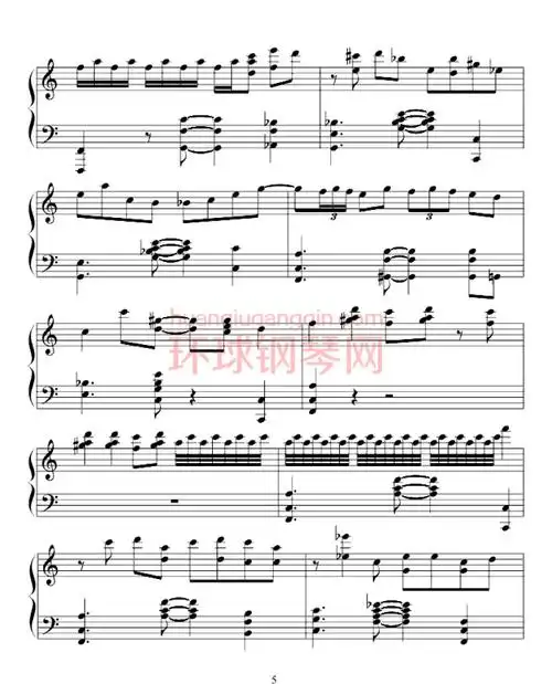 the crave(完整版海上钢琴师配乐)钢琴谱-环球钢琴网