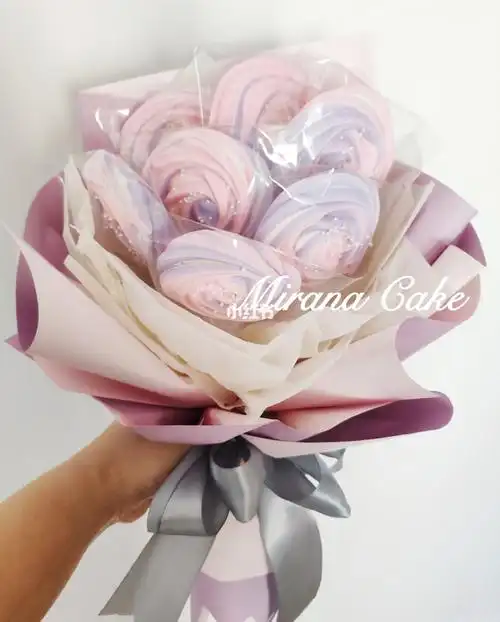 蛋白糖花束情人节礼物生日礼物