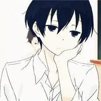 懒惰可爱的动漫男生头像点击鼠标右键下载