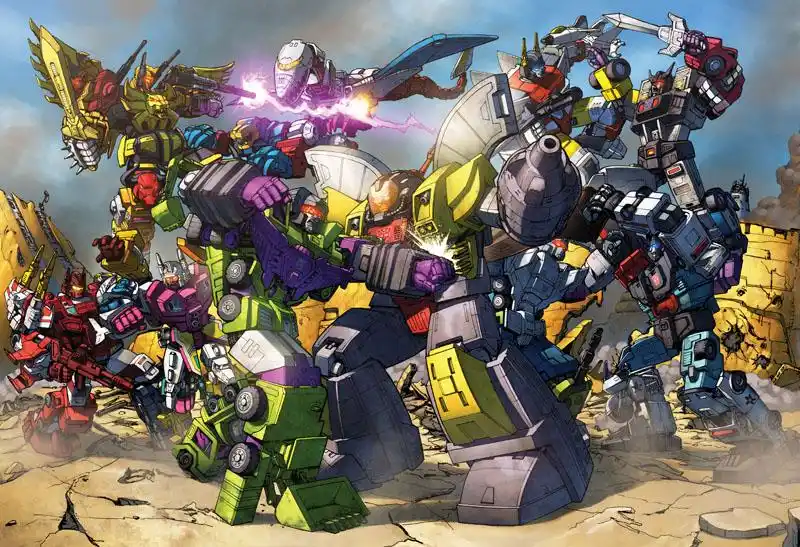 变形金刚:国派狂派变形金刚大合照,哪些角色最令你印象深刻!