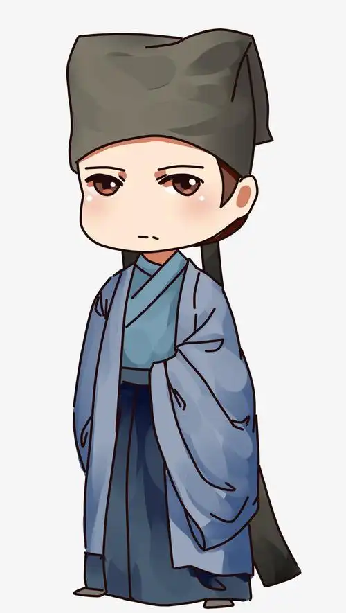 中国风复古风古风汉服男性角色免抠素材免费下载_觅元素51yuansu.com