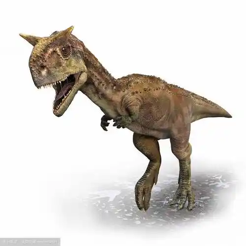 carnotaurus)又名食肉牛龙,肉食牛龙,是侏罗纪的恐龙,有9-10米高,它们