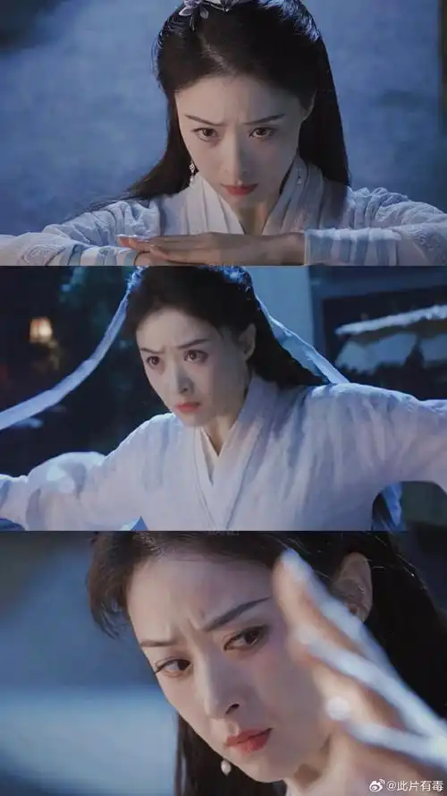 蒋欣这个造型也太美了吧!梦回木婉清!#烈焰