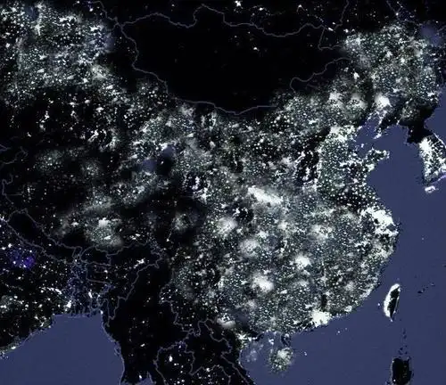 中国夜景卫星图江苏最亮 只看楼主 收藏 - sousun1 - 那些事