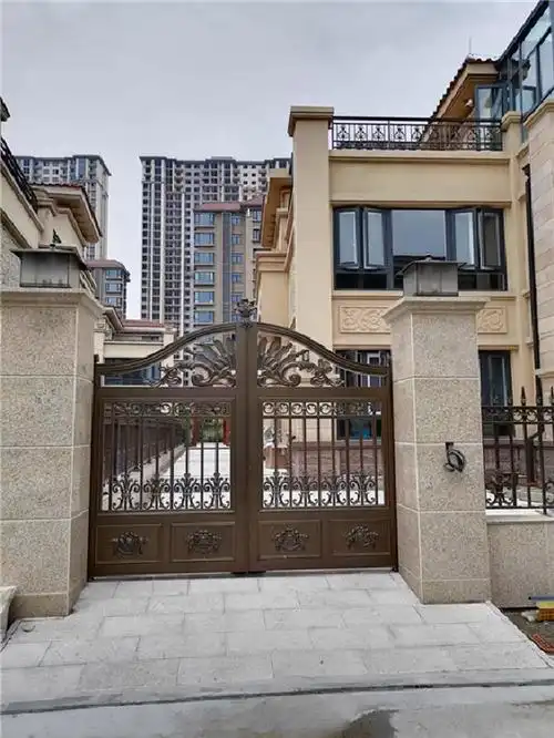 石材大门门柱造型图片别墅门柱