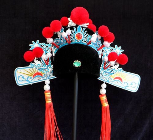 帽子京剧黄梅戏服装戏曲豫剧状元盔头官人新郎民族服装