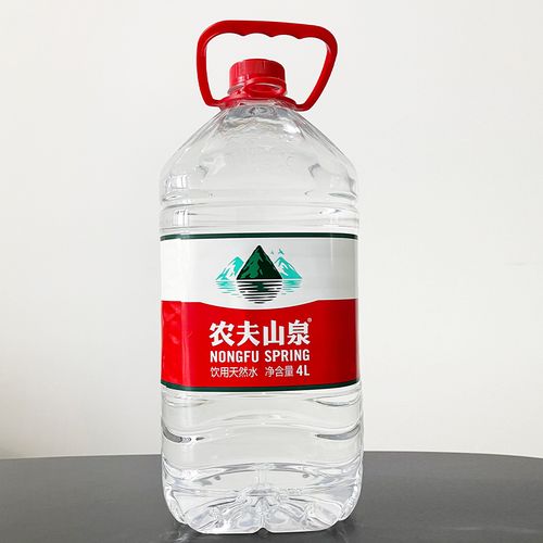 杭州同城配送1件起农夫山泉矿泉水4l*4桶整箱装大瓶天然饮用水4升
