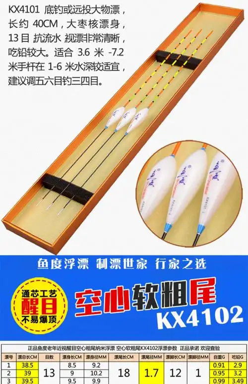 纳米空心尾鱼漂老年近视漂醒目放大加粗浮漂深水湖库鱼漂远投浮漂