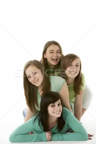 商业照片:组· 家庭 · 肖像 · 年轻 / group of teenage girl