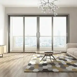 书房玻璃门移门图片