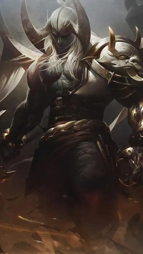 lol英雄联盟 暗裔剑魔 亚托克斯 aatrox 猩红之月 至臻 手机壁纸