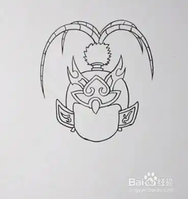 简笔画系列-怎么画周瑜简笔画-百度经验