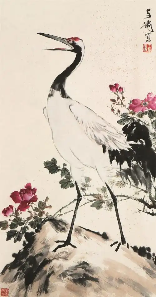 王雪涛(1903-1982) 仙鹤