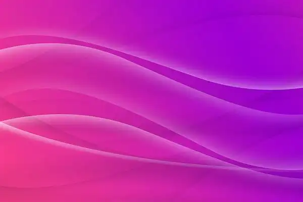 紫色渐变几何扁平线条唯美创意炫彩科技背景几何线条插画