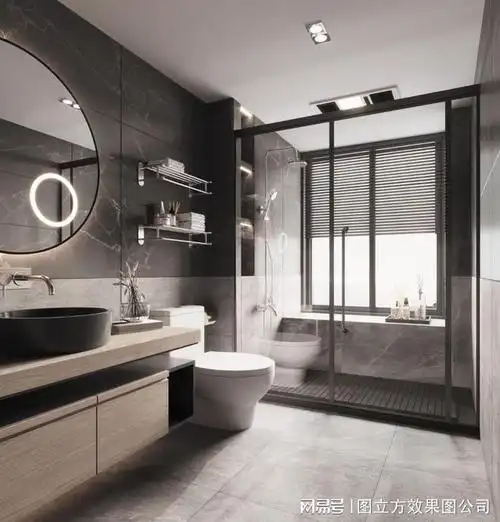 卫生间带浴缸装修效果图大全22