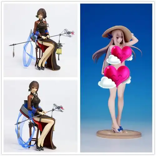 厂家直销 战舰 列克星敦 沙滩泳装v 水着 逸仙 手办模型摆件玩具