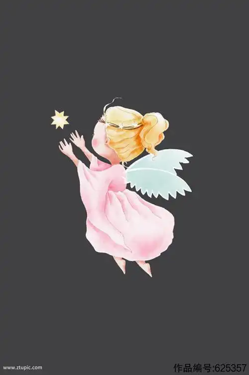 可爱小天使矢量素材