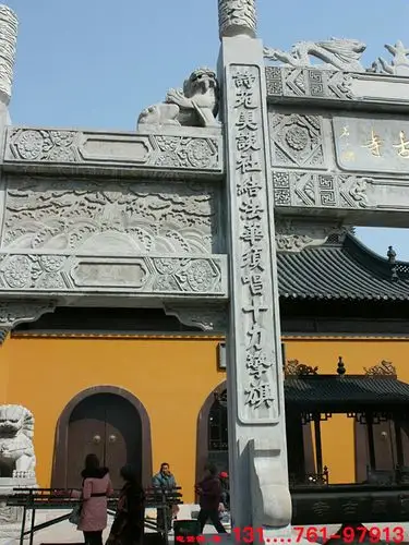 寺院山门石牌坊设计图样式介绍雕刻看好了