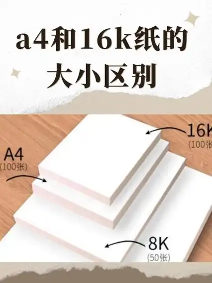 a4和16k纸的大小区别