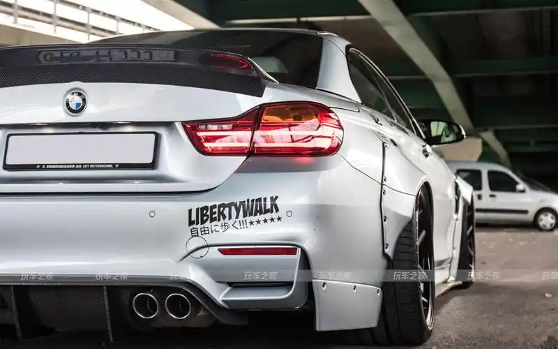 16年宝马m4改装lb包围,走姿态路线的气动大王!