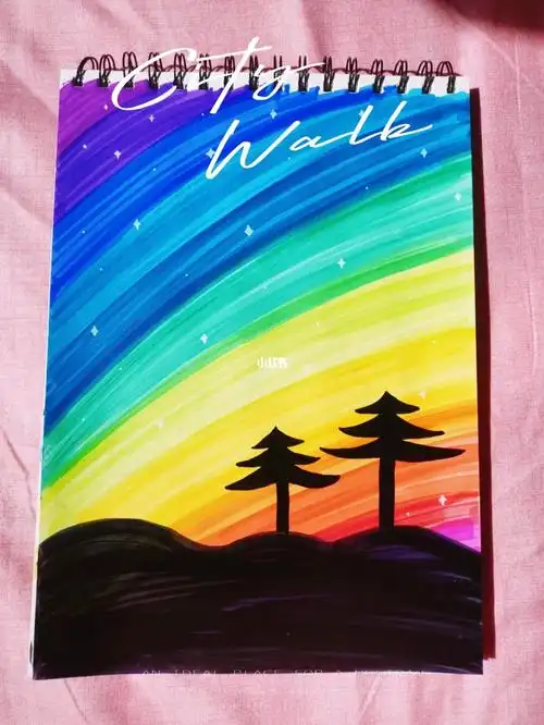 第8副马克笔画临摹星空