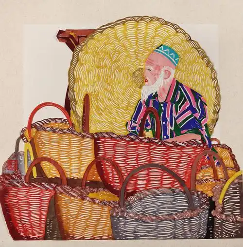 新疆剪纸艺人王革 手工剪纸图片大全简单-蒲城教育文学网