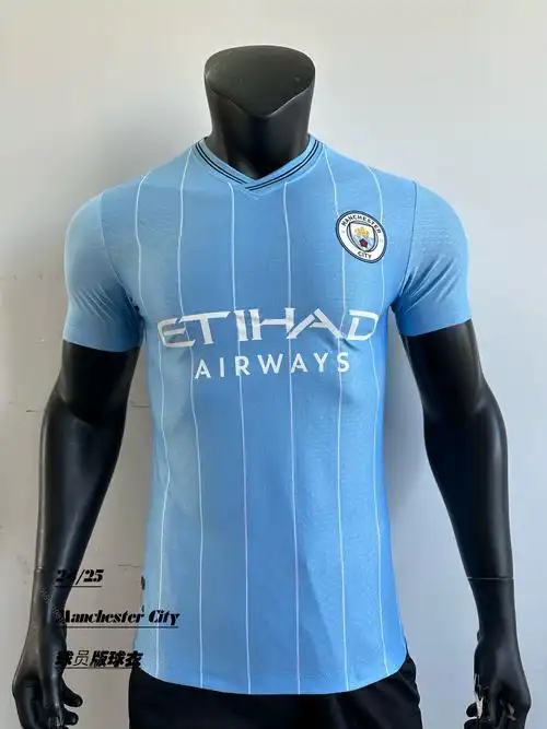 2425赛季曼城新款主客场球衣球员版短袖守门员门将服足球服t恤衫