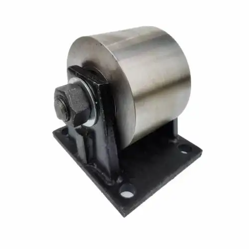 平移滑轮实心导向轮重型钢地面槽钢直行起重滑轮