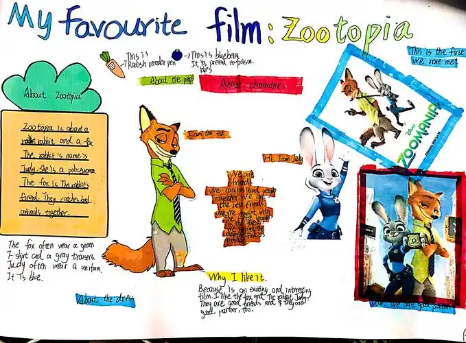 同学们美丽的电影海报.